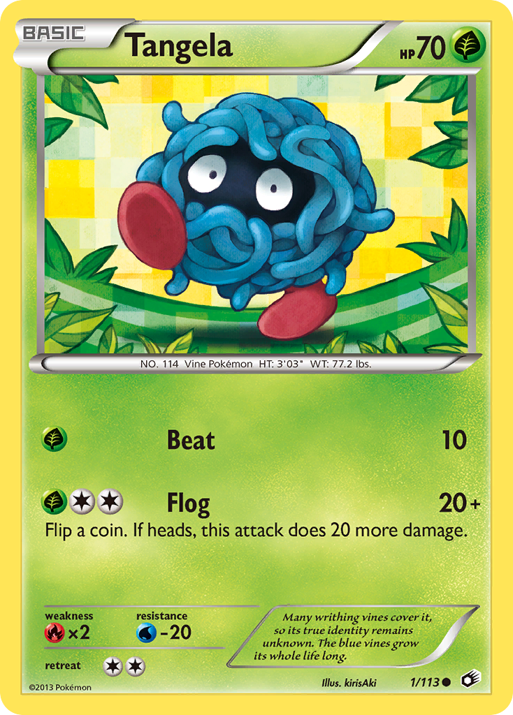 Tangela — illustrated card