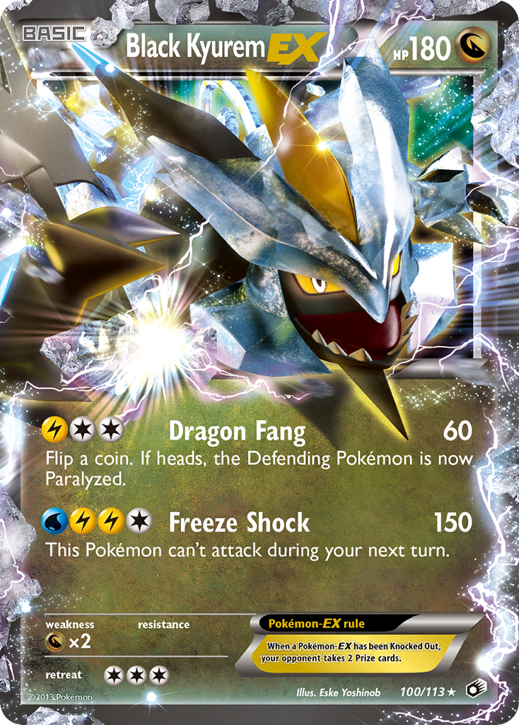 Black Kyurem-EX — illustrated card