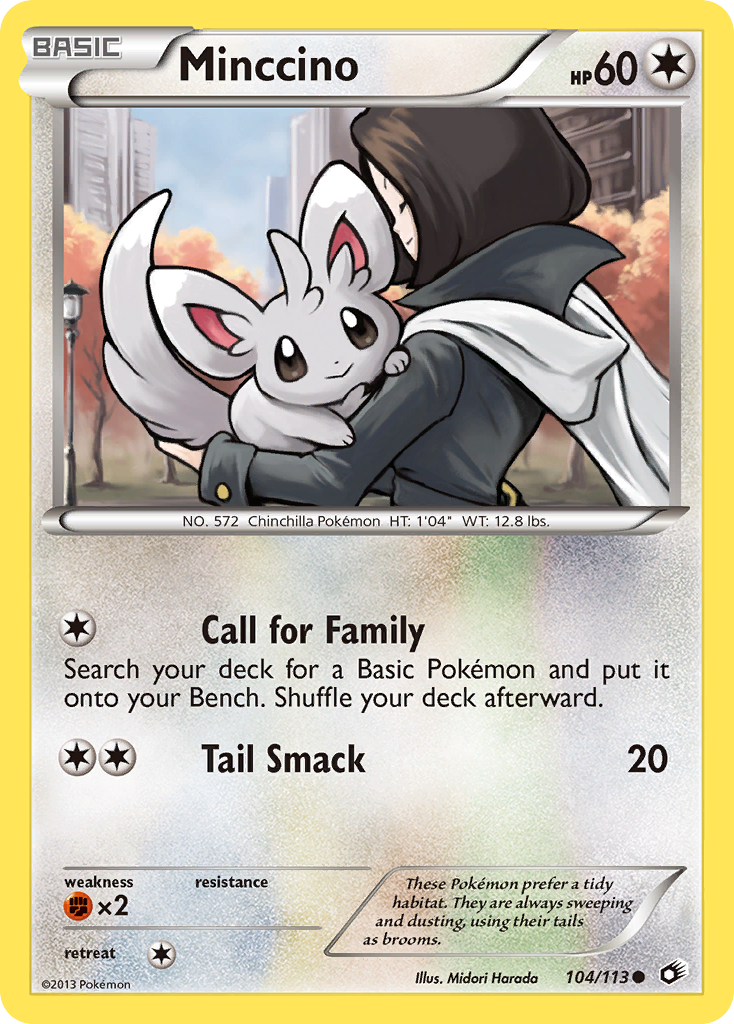 Minccino — illustrated card