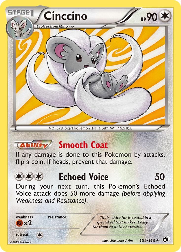 Cinccino — illustrated card