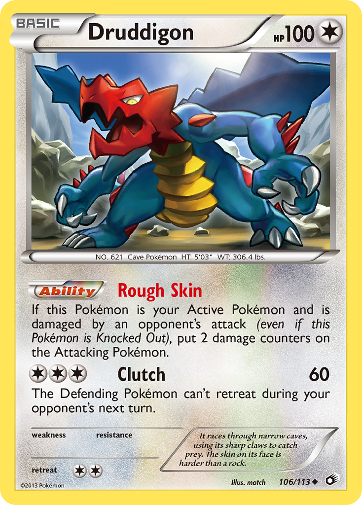 Druddigon — illustrated card