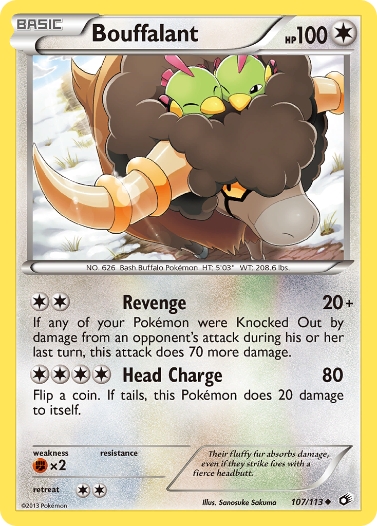 Bouffalant — illustrated card