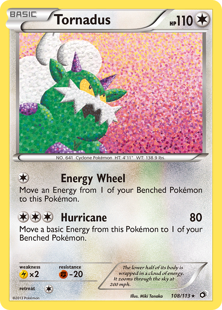 Tornadus — illustrated card