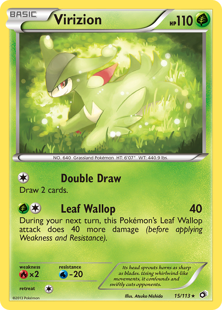 Virizion — illustrated card