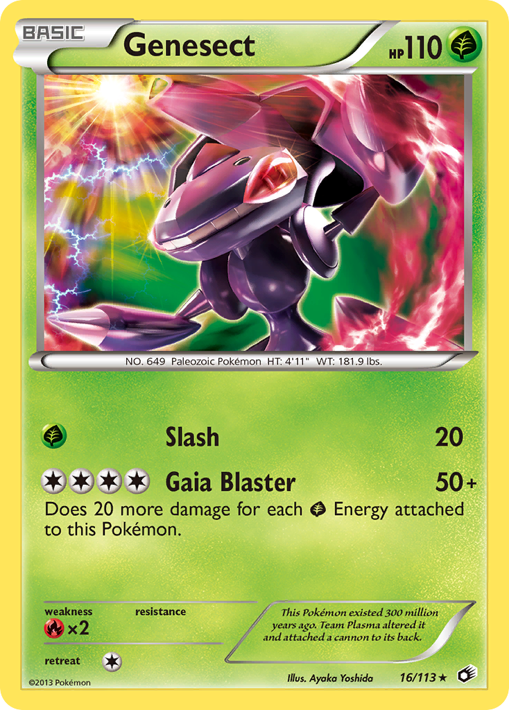 Genesect — illustrated card