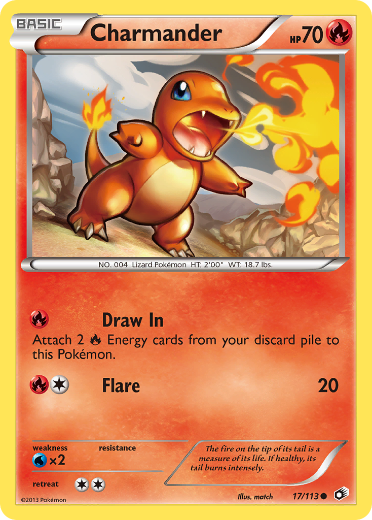 Charmander — illustrated card