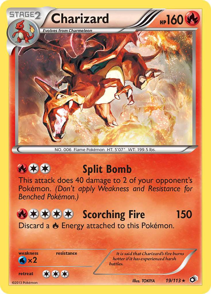 Charizard — illustrated card