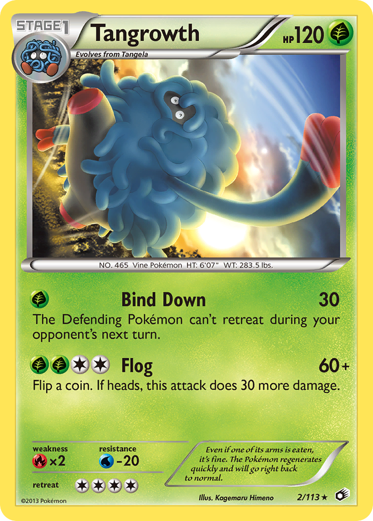 Tangrowth — illustrated card