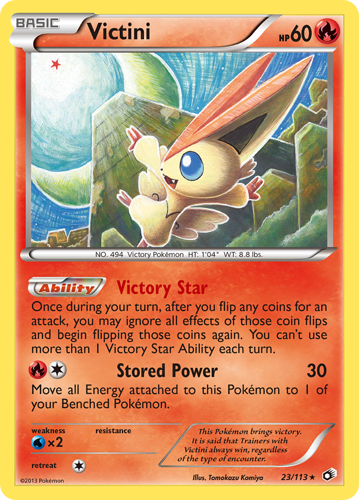 Victini — illustrated card