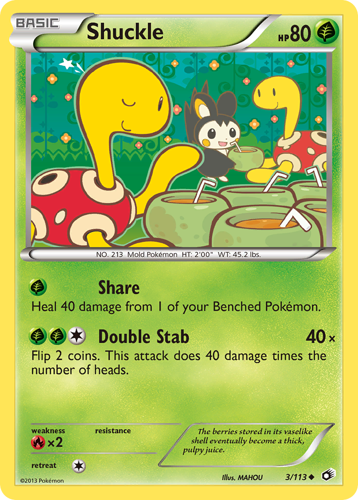Shuckle — illustrated card