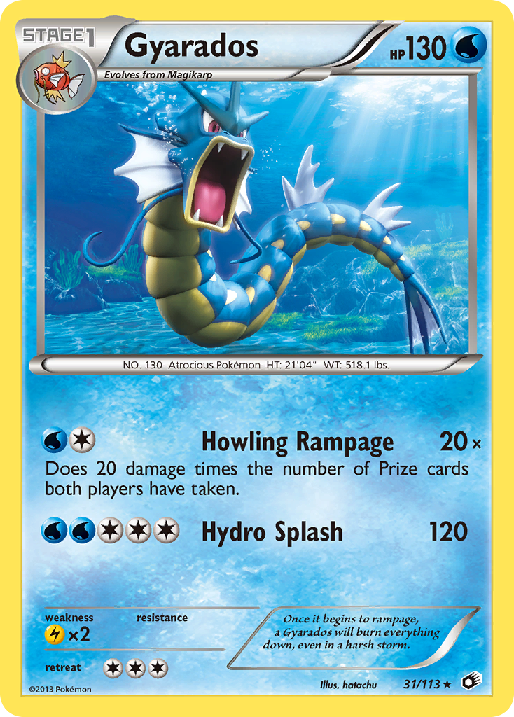 Gyarados — illustrated card