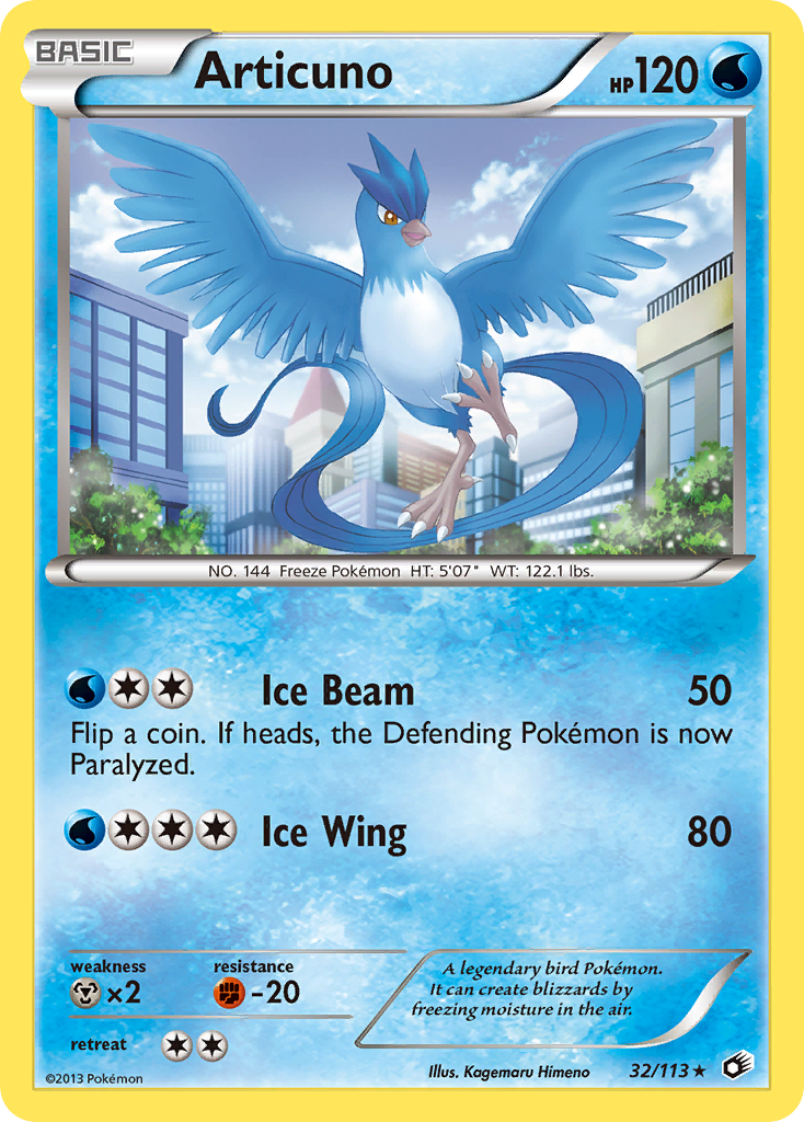 Articuno — illustrated card
