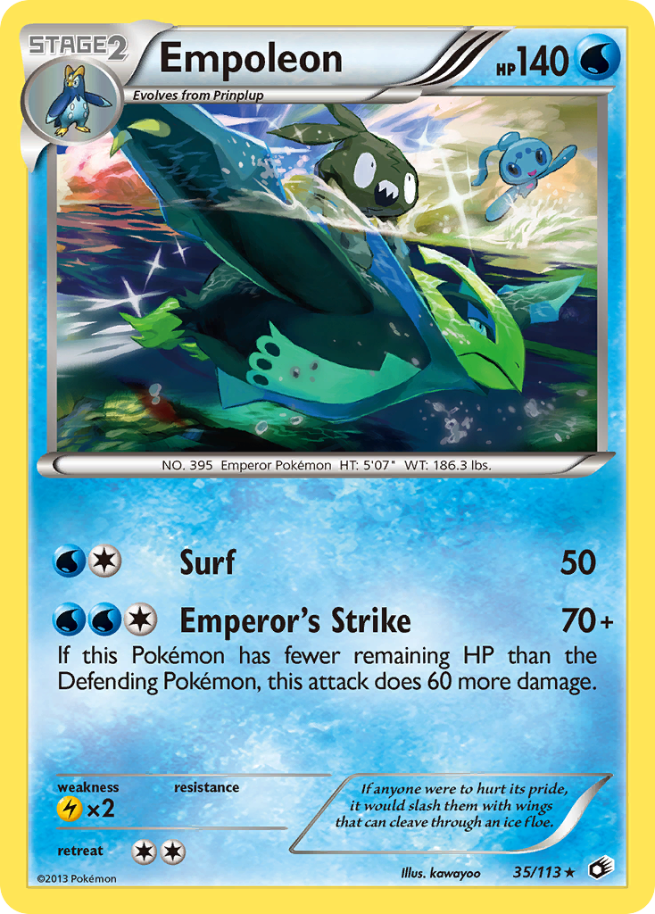 Empoleon — illustrated card