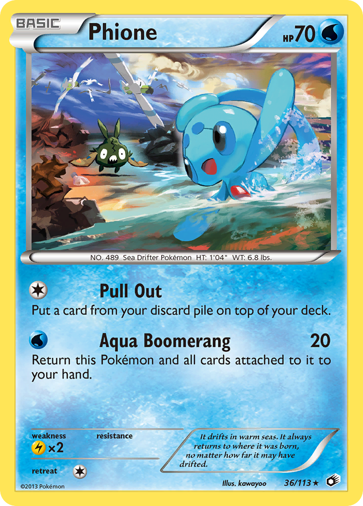 Phione — illustrated card