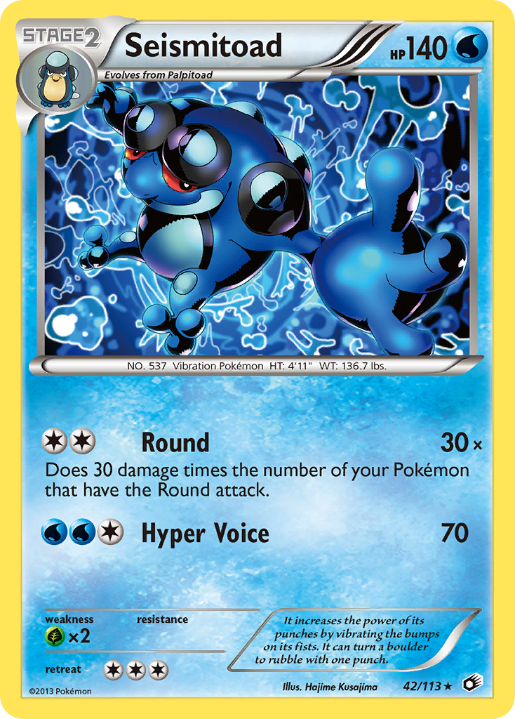 Seismitoad — illustrated card