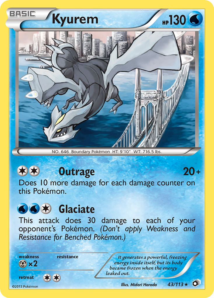 Kyurem — illustrated card