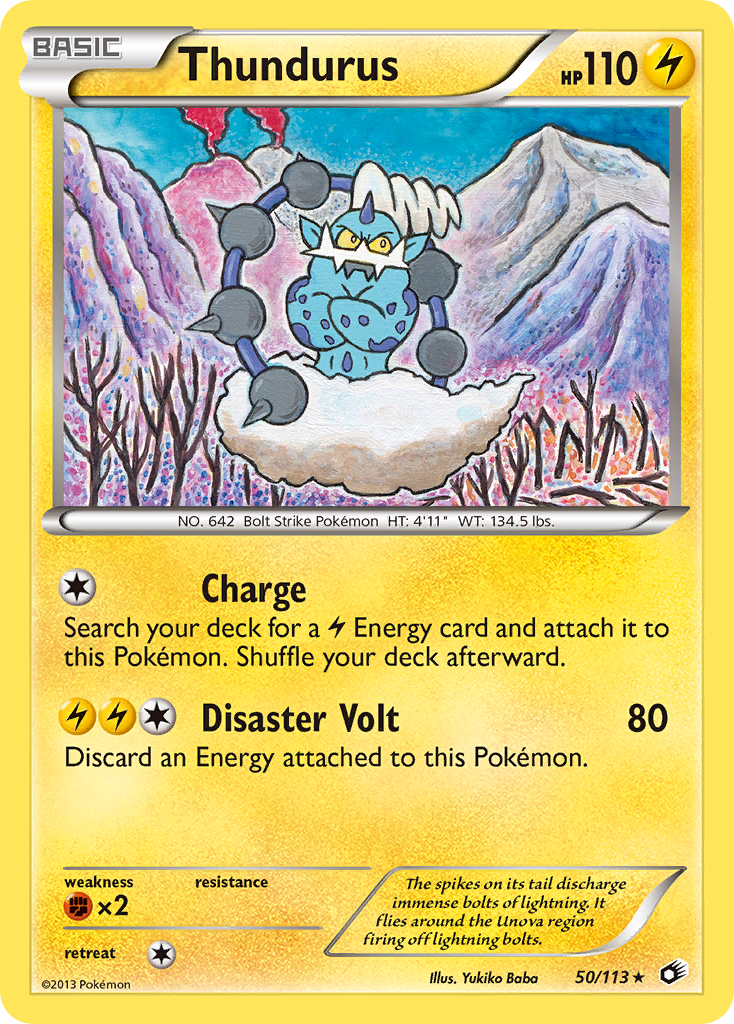 Thundurus — illustrated card
