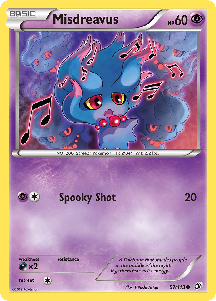 Misdreavus — illustrated card