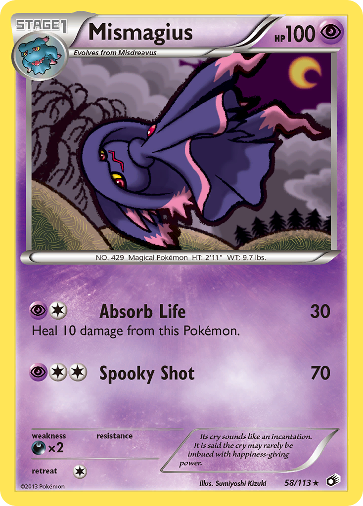 Mismagius — illustrated card