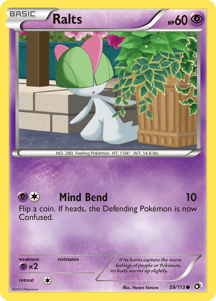 Ralts — illustrated card