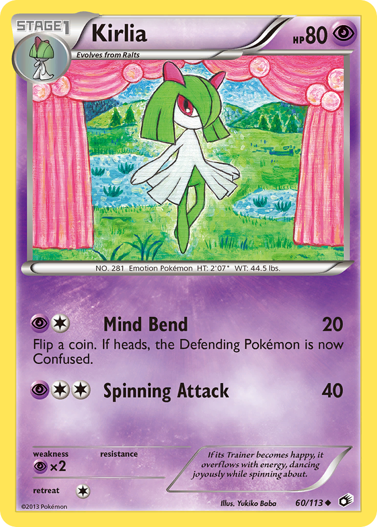 Kirlia — illustrated card