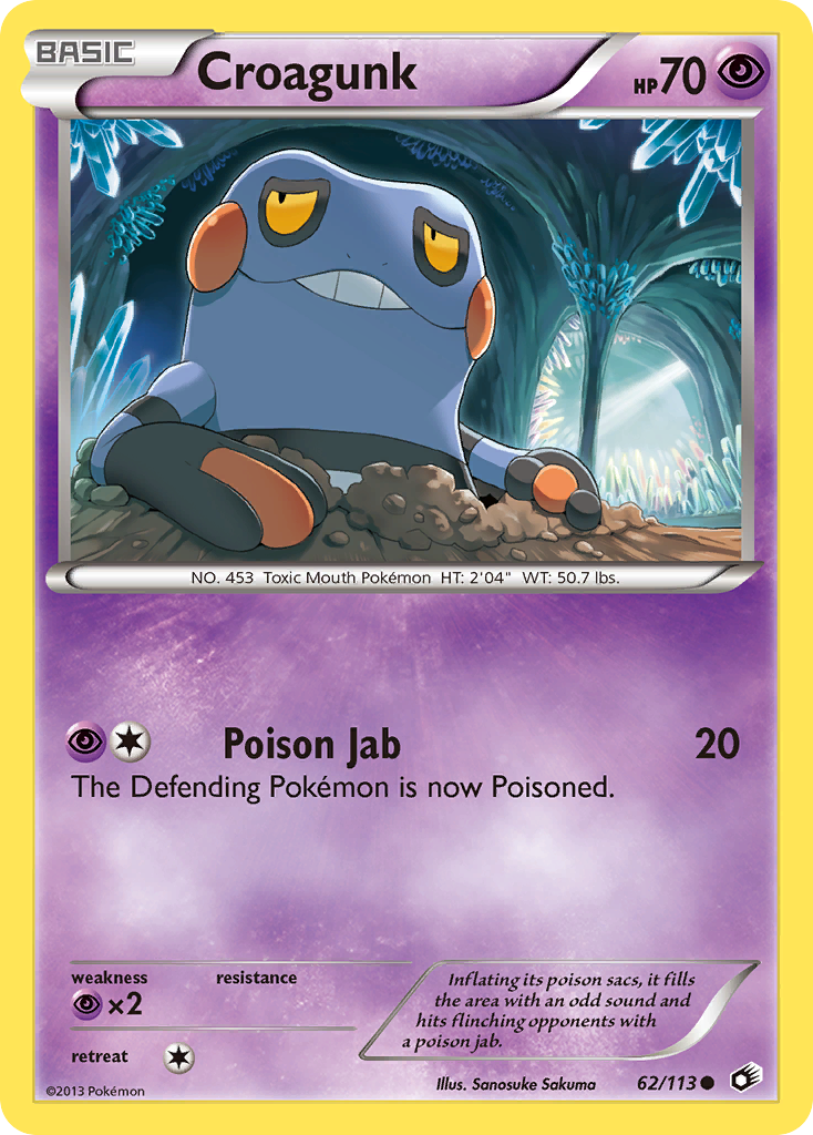 Croagunk — illustrated card
