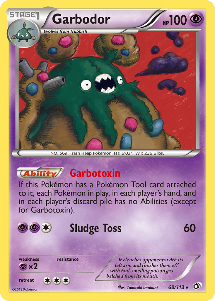Garbodor — illustrated card
