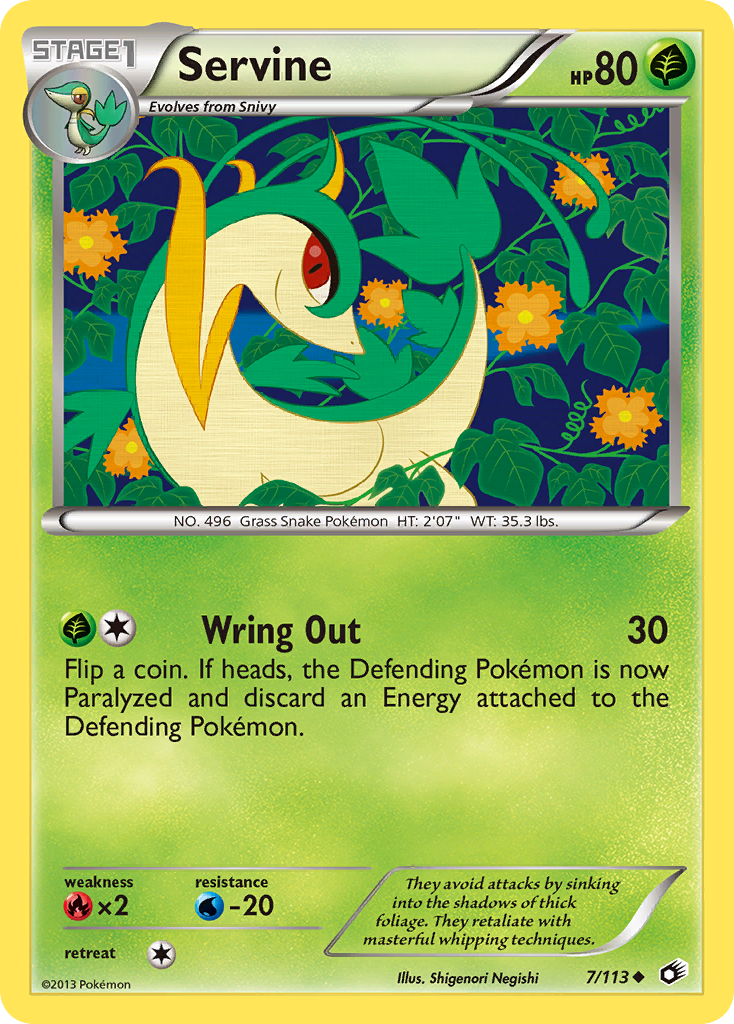 Servine — illustrated card