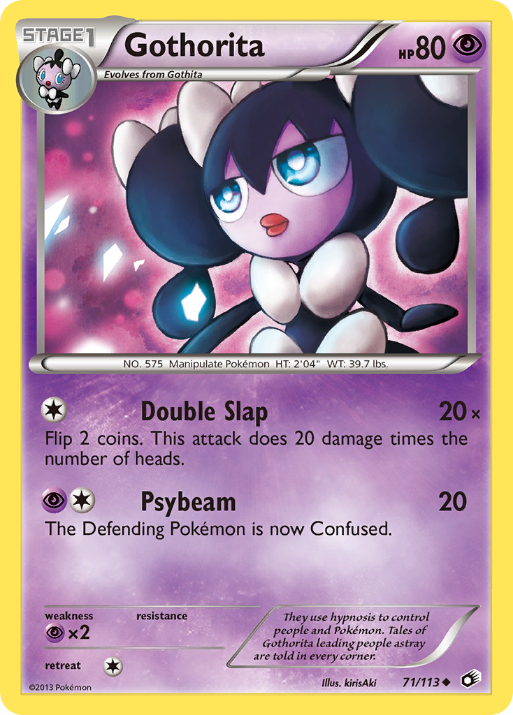 Gothorita — illustrated card