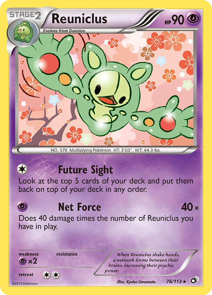 Reuniclus — illustrated card