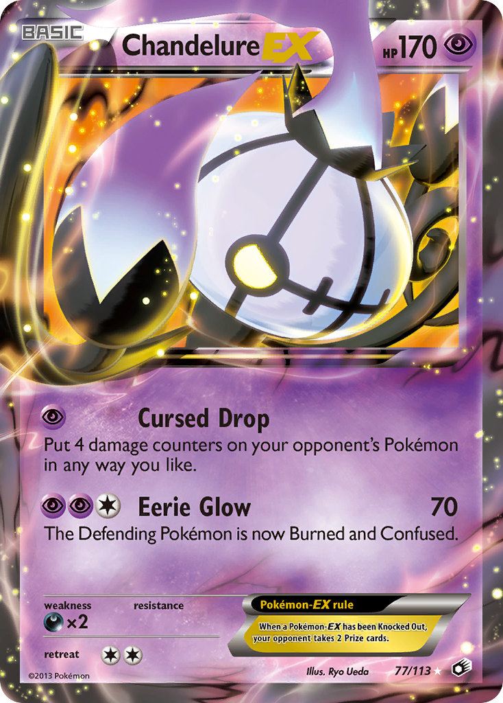 Chandelure-EX — illustrated card