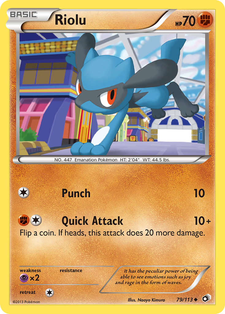 Riolu — illustrated card
