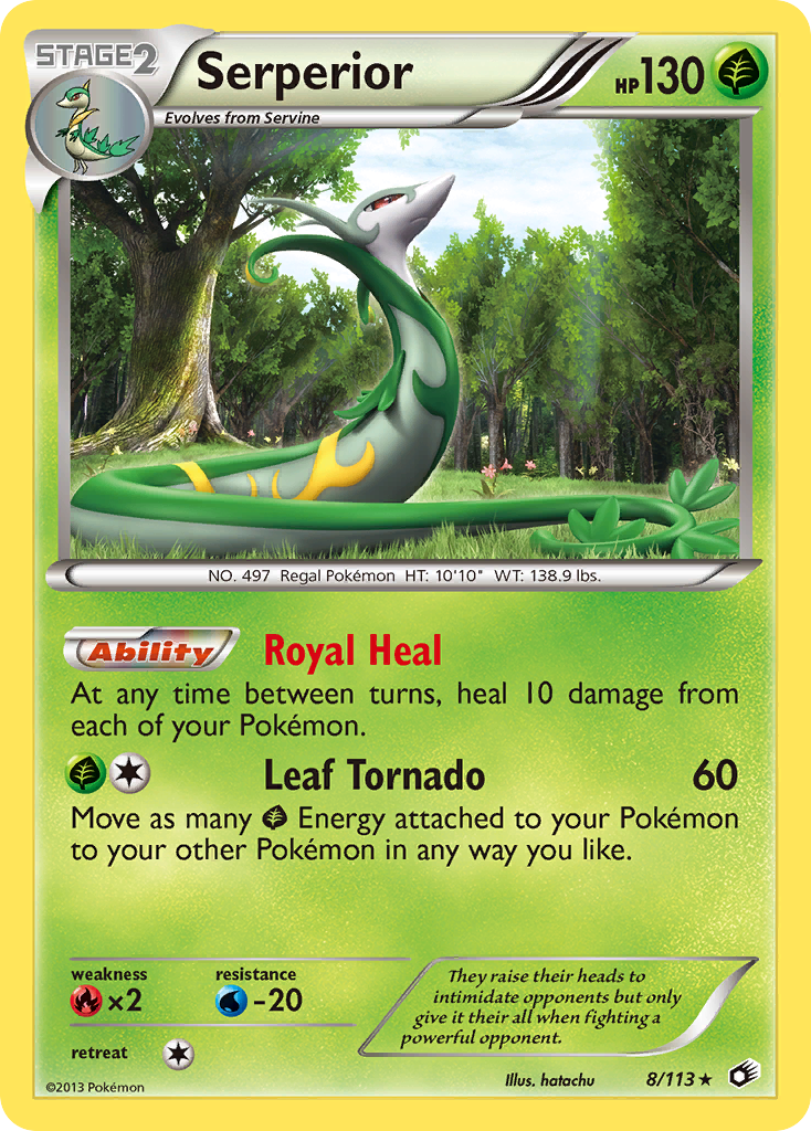 Serperior — illustrated card
