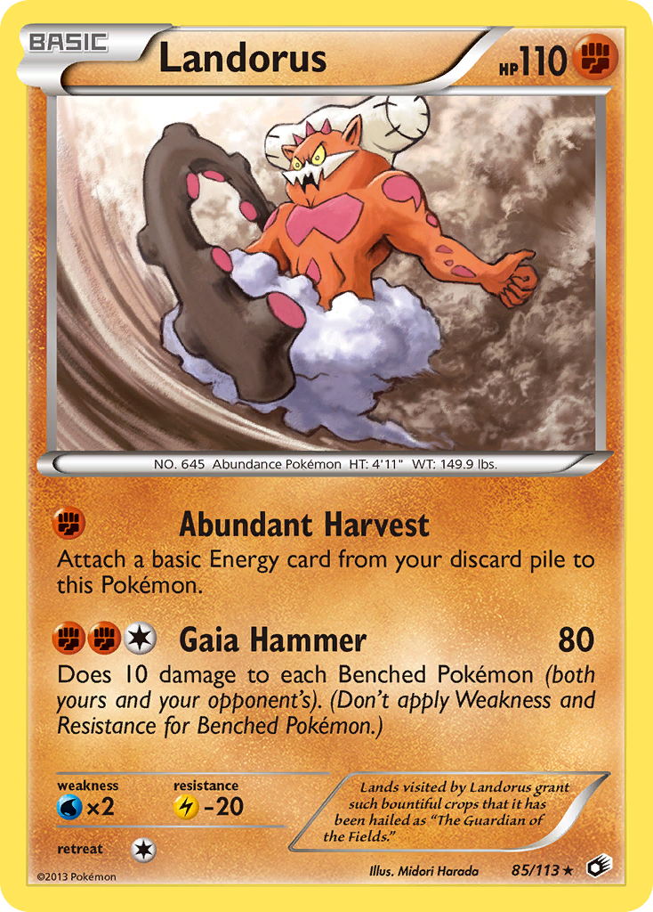 Landorus — illustrated card