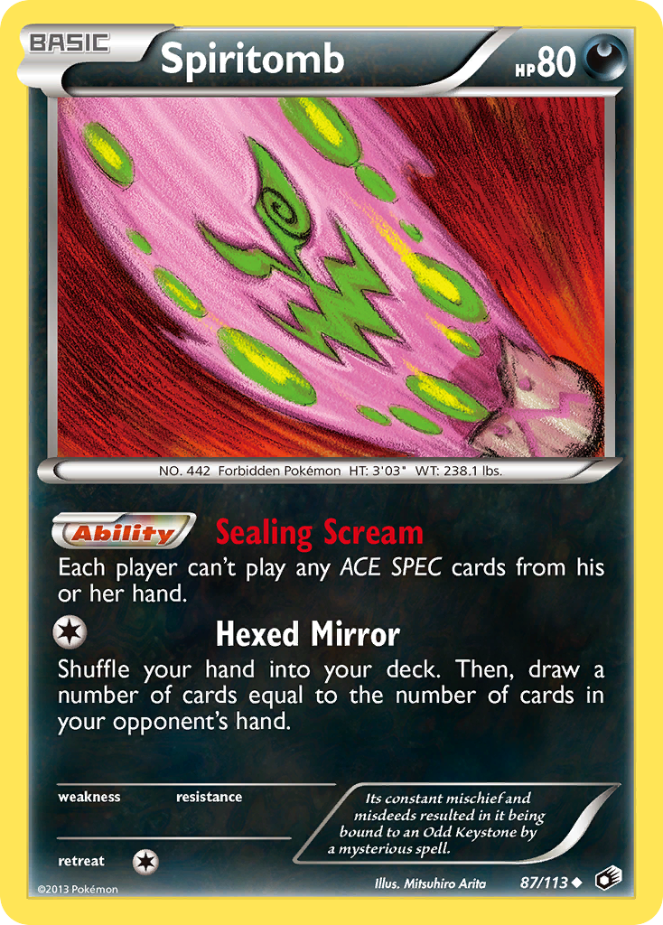 Spiritomb — illustrated card