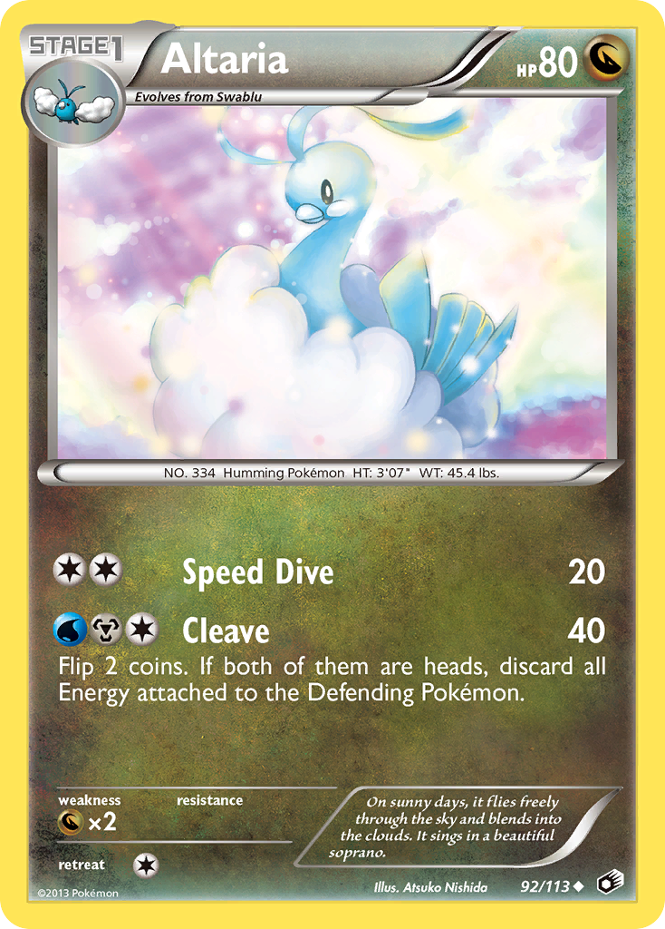 Altaria — illustrated card