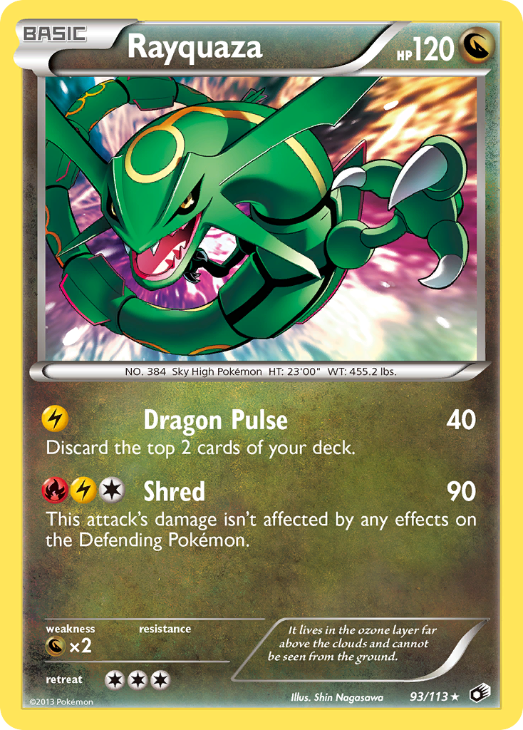 Rayquaza — illustrated card