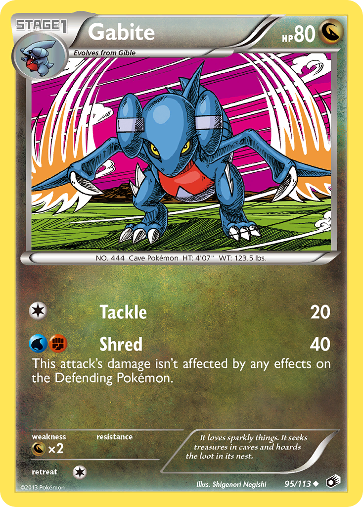 Gabite — illustrated card