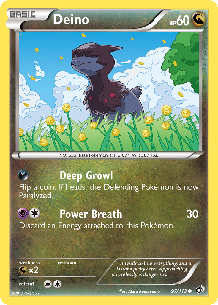 Deino — illustrated card