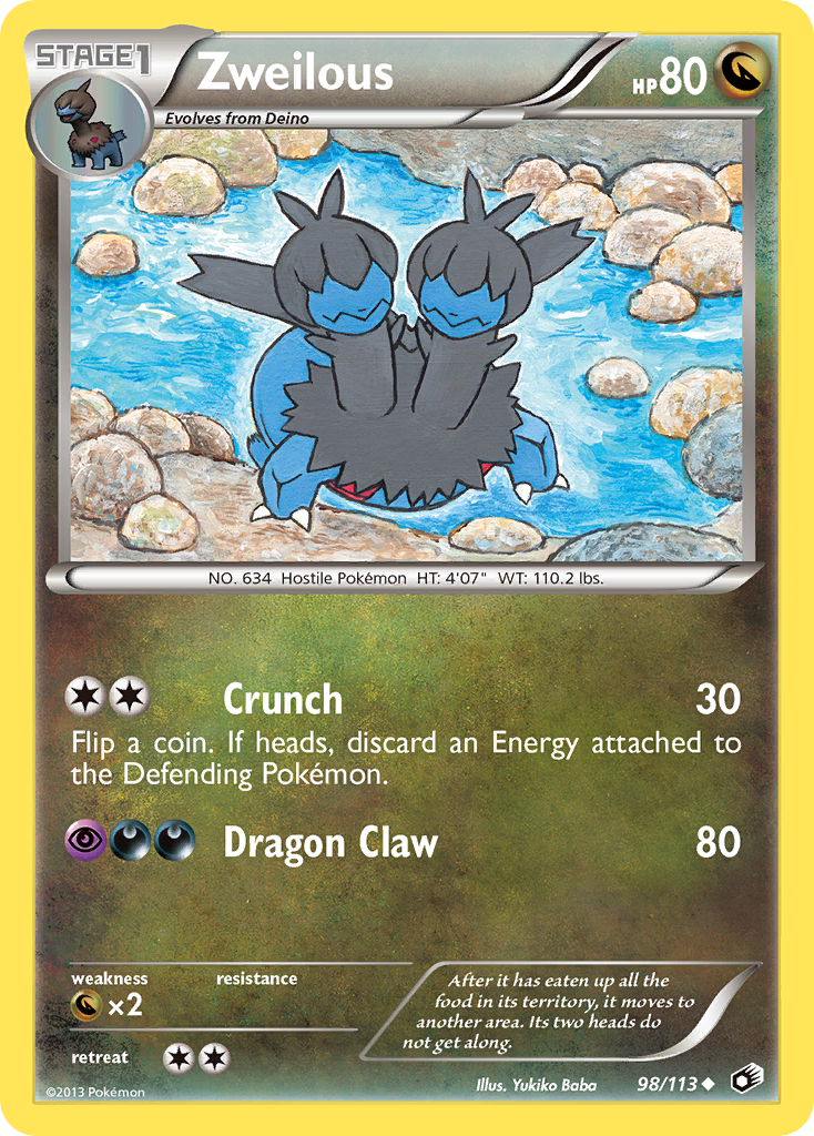 Zweilous — illustrated card