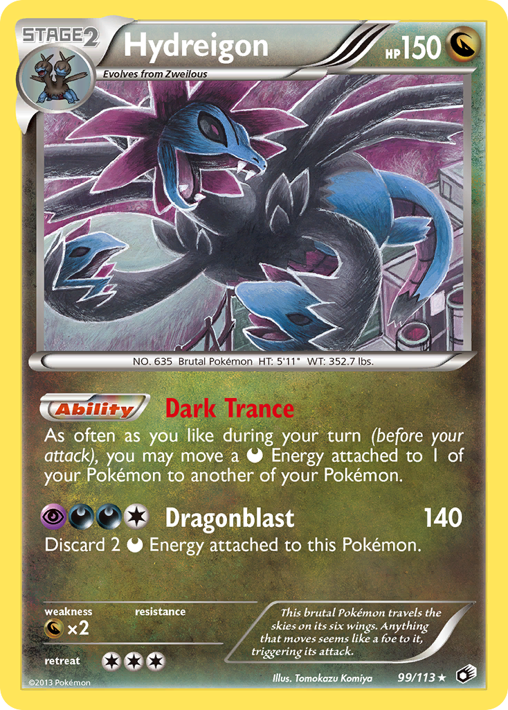 Hydreigon — illustrated card