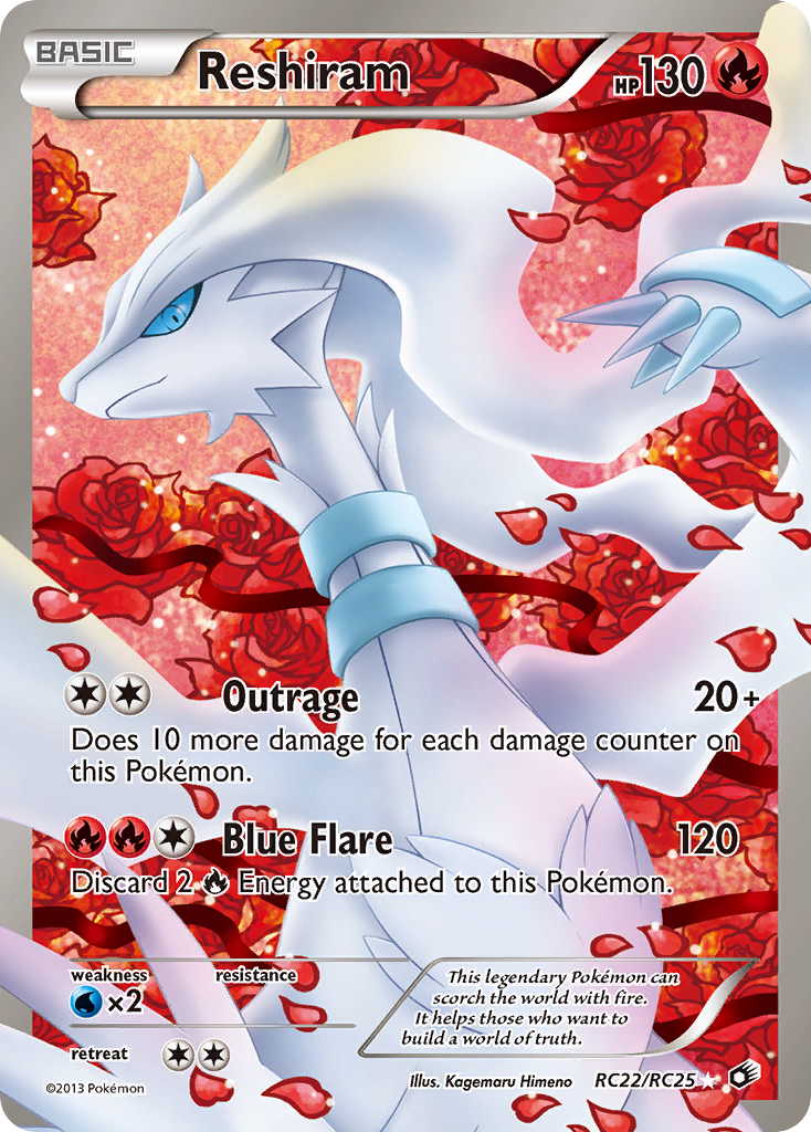 Reshiram — illustrated card