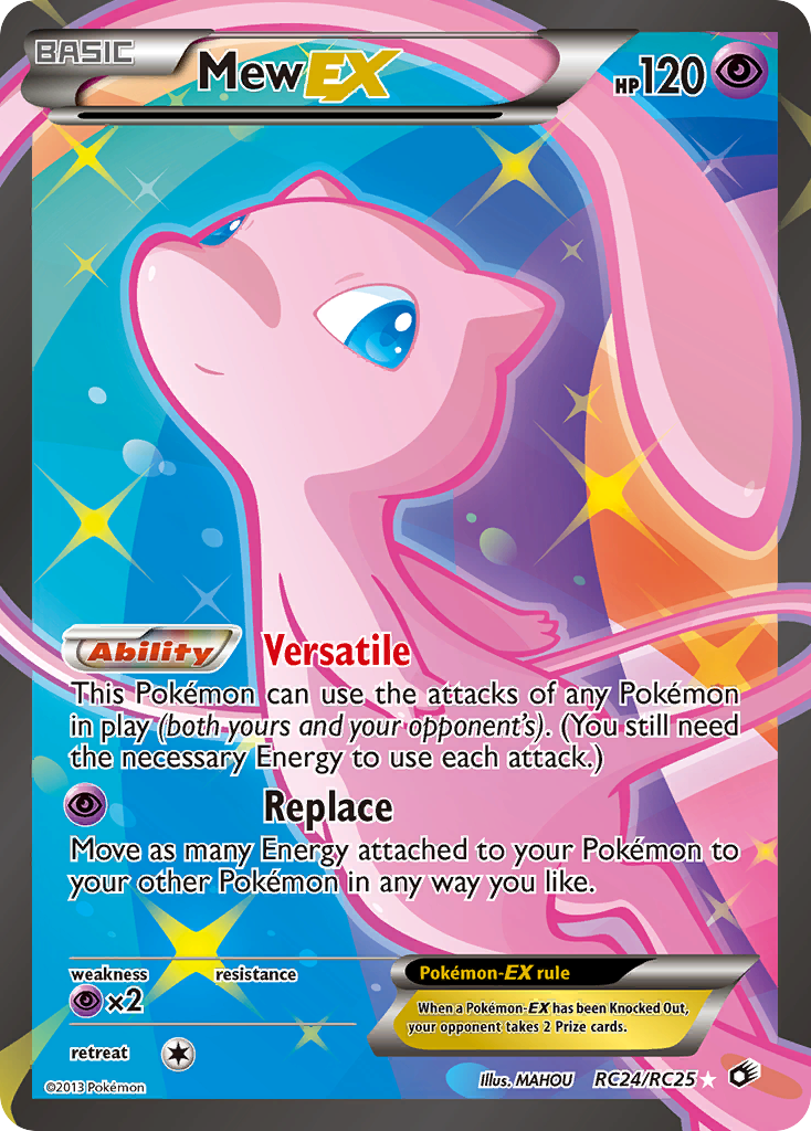 Mew-EX — illustrated card