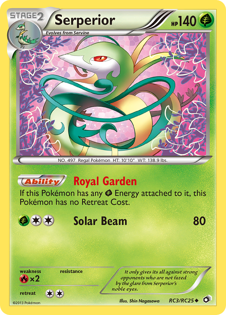 Serperior — illustrated card