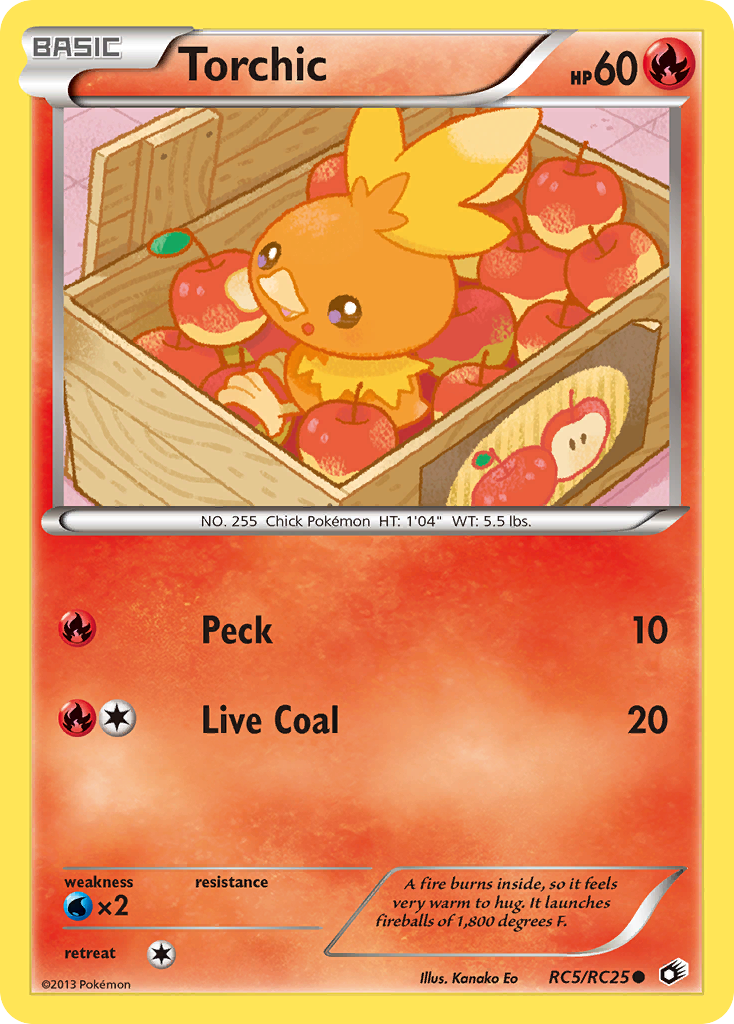 Torchic — illustrated card
