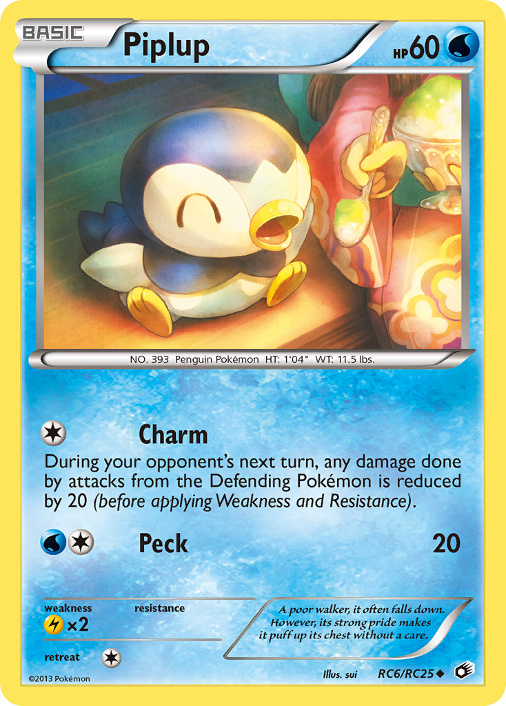 Piplup — illustrated card