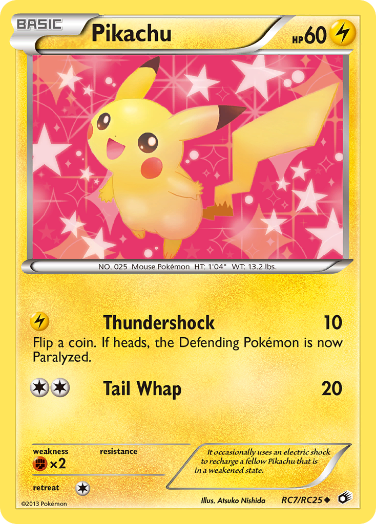 Pikachu — illustrated card