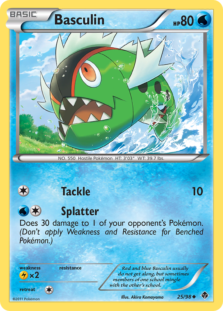Basculin — illustrated card
