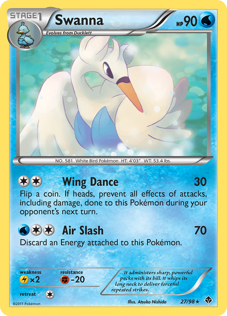Swanna — illustrated card