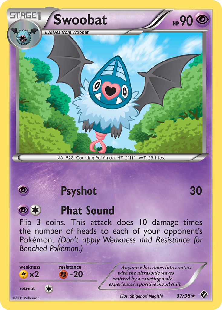 Swoobat — illustrated card